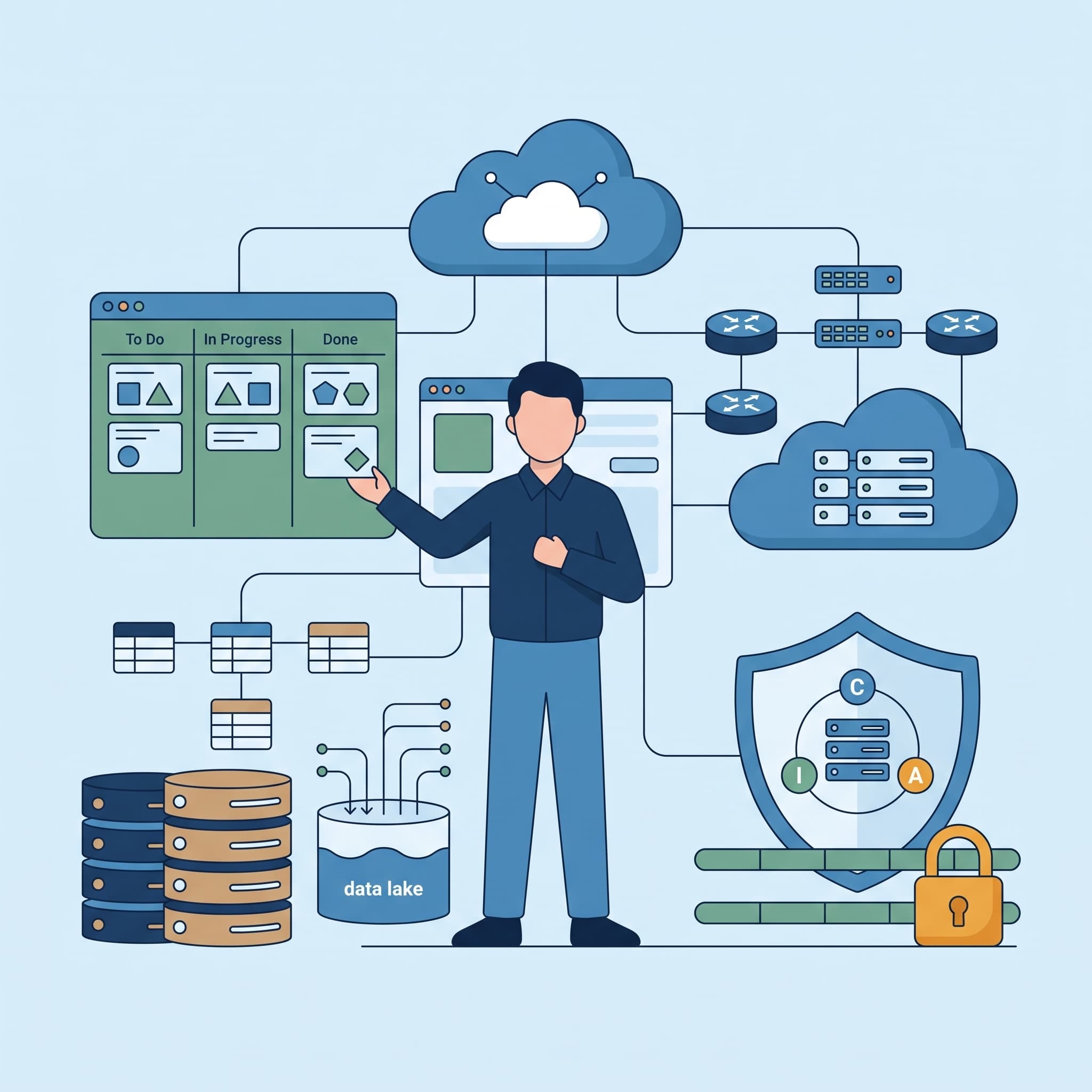 Ilustrasi Information Technology